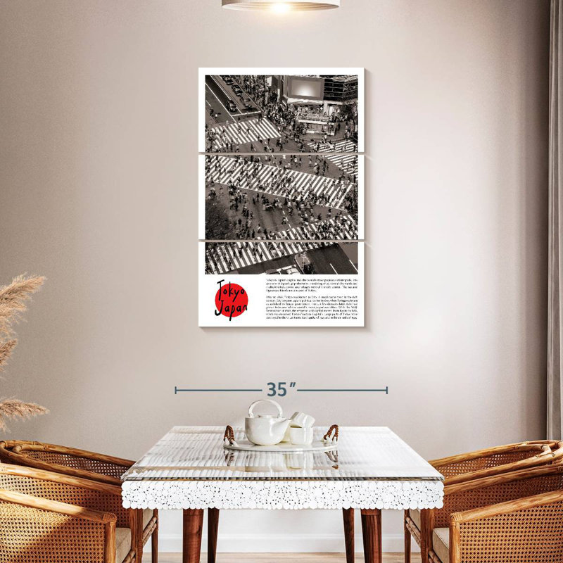 Sireci Tokyo Shibuya Crossing, 57" H x 36" W