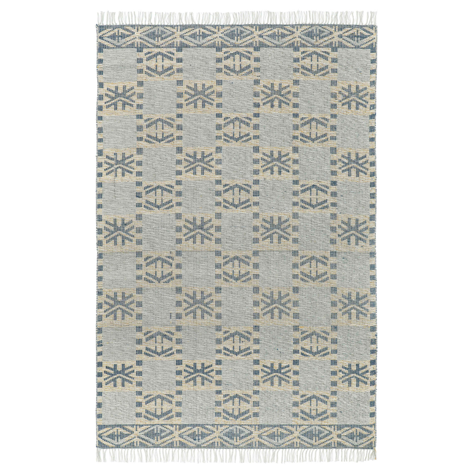 Westwood Flatweave Geometric Wool Rug, Rectangle 2' x 3'