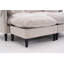 Canapé convertible avec repose-pieds et rangement Jabari-163749437