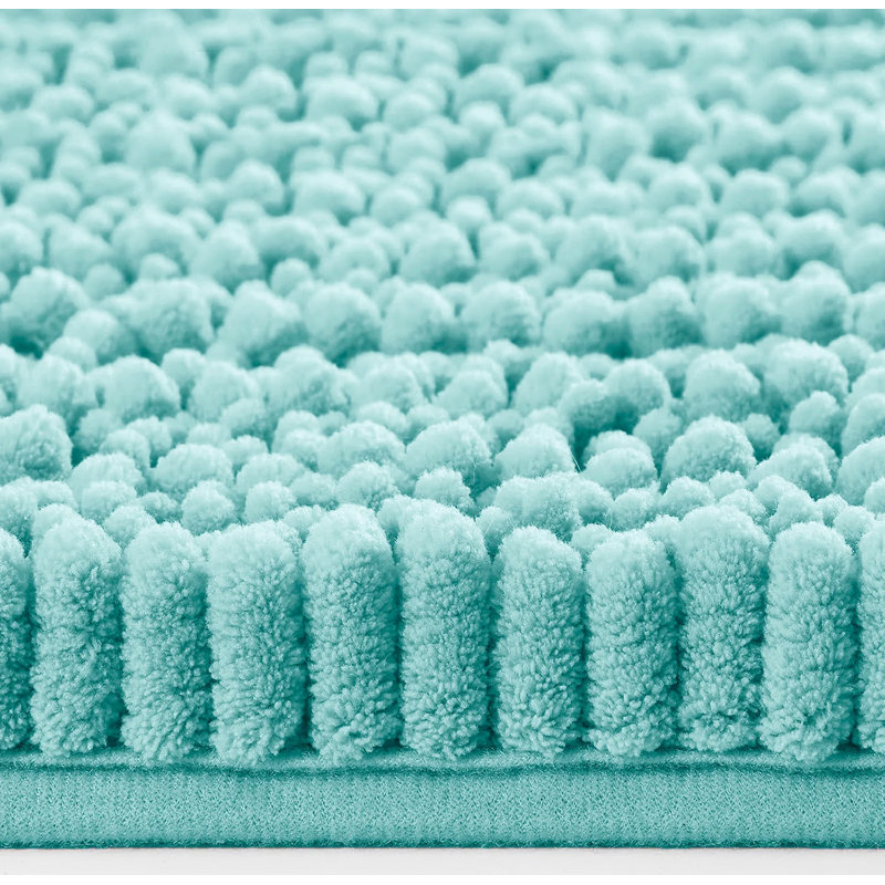 Tapis de salle de bain 24 po x 16 po, Bleu