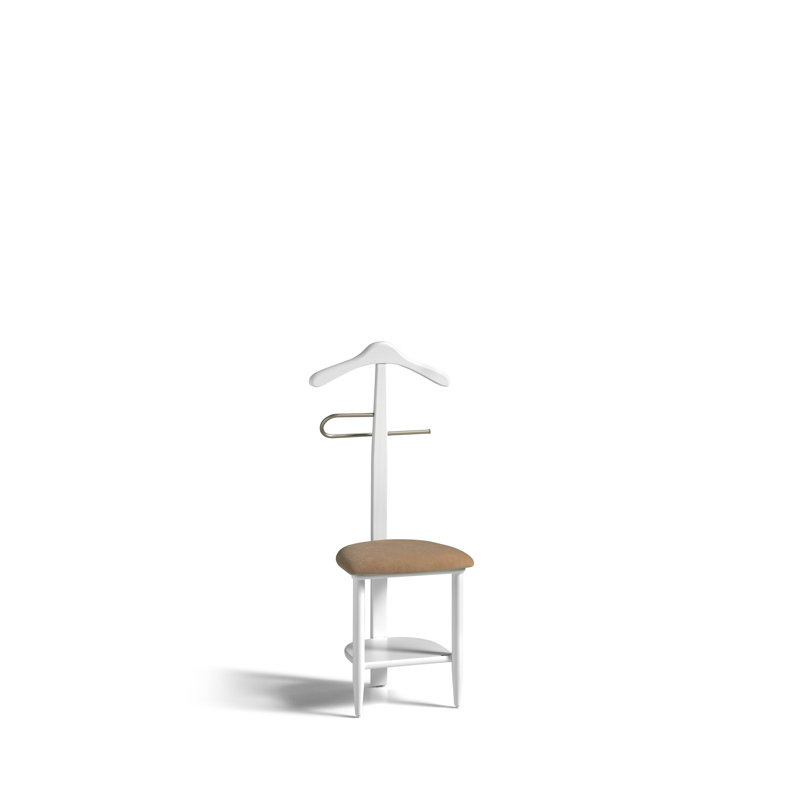 Freestanding Valet Stand, White