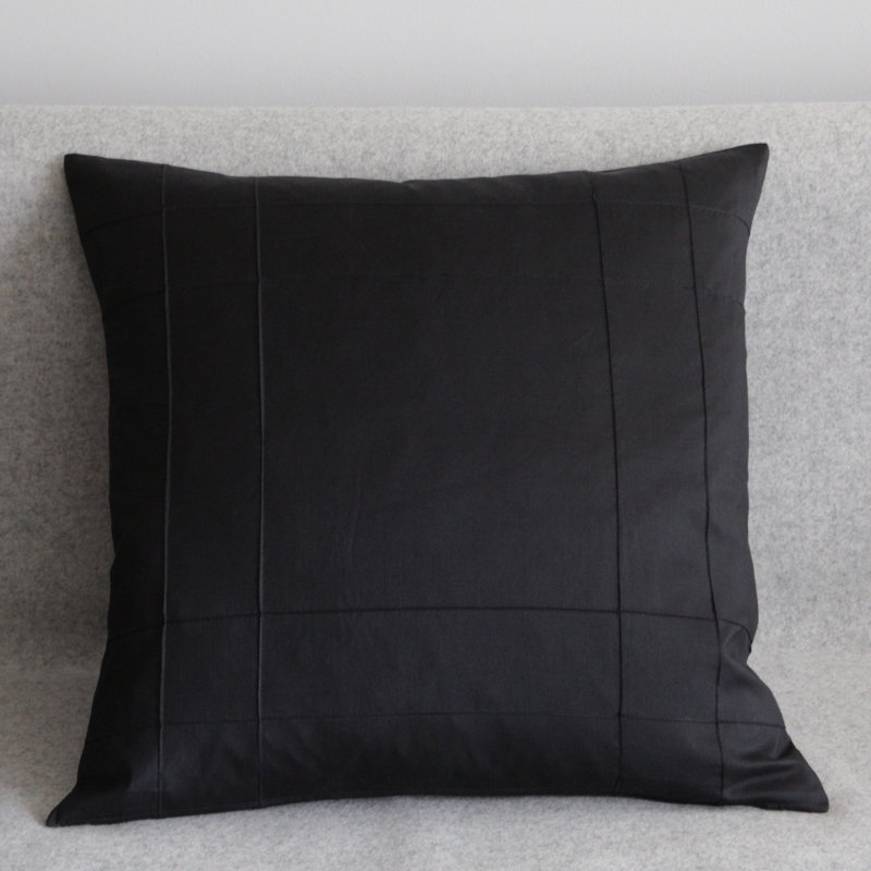 Stuyvesant Square Throw Cushion, Black