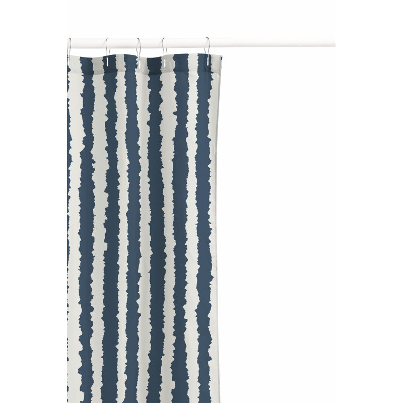 Long Gen Ultra-Thin Lightweight Shower Curtain, Blue