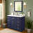 42'' Single Bathroom Vanity with Drawer, Shelf, Outlet, and Engineered Marble Top-70208316-70208319