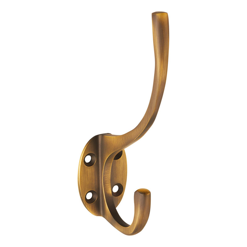 Bettie Metal Wall Wall Hook, Antique Brass