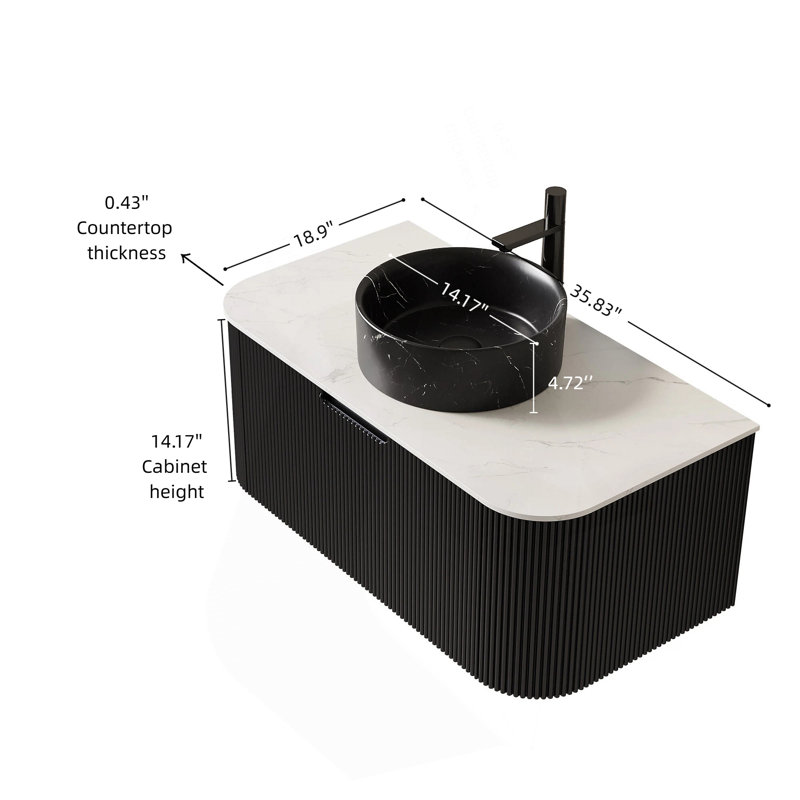 Meuble-lavabo 36 po, 36"