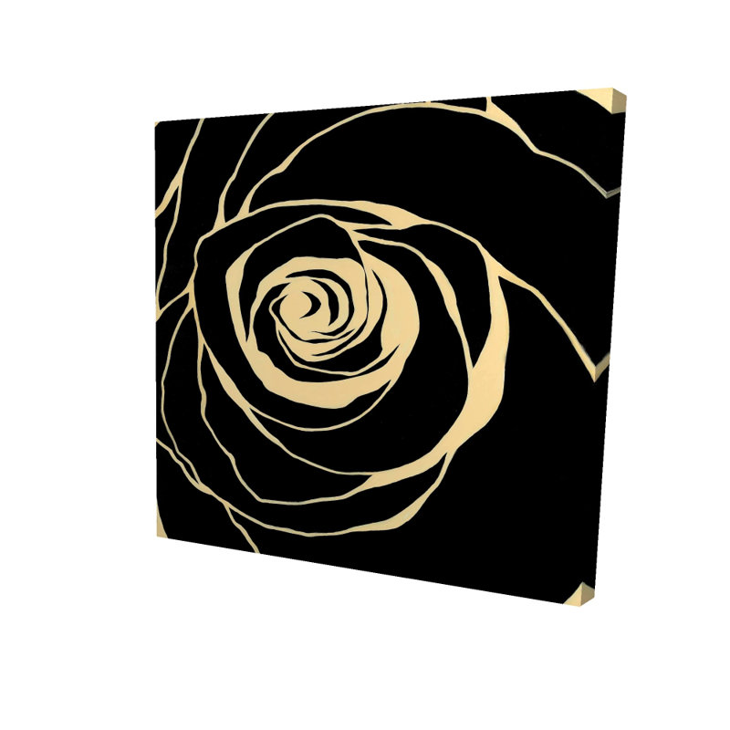 Romantiques roses noires sur toile - Décoration murale élégante pour chambre à coucher