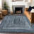 Machine Washable Indoor/Outdoor Xhevrie ACN1725 Blue Rug-239176659