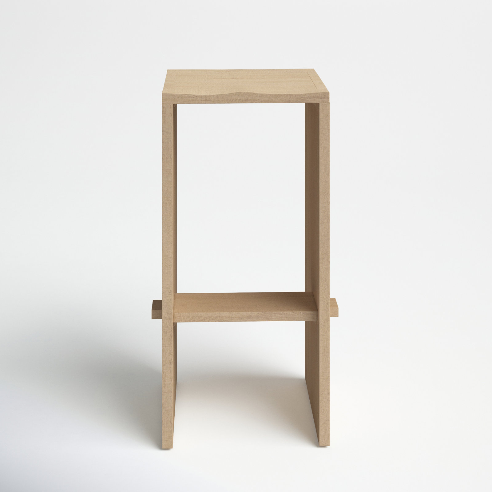 Dalina Solid Wood Counter & Bar Stool, Gray Brown, Bar Stool (30" Seat Height)