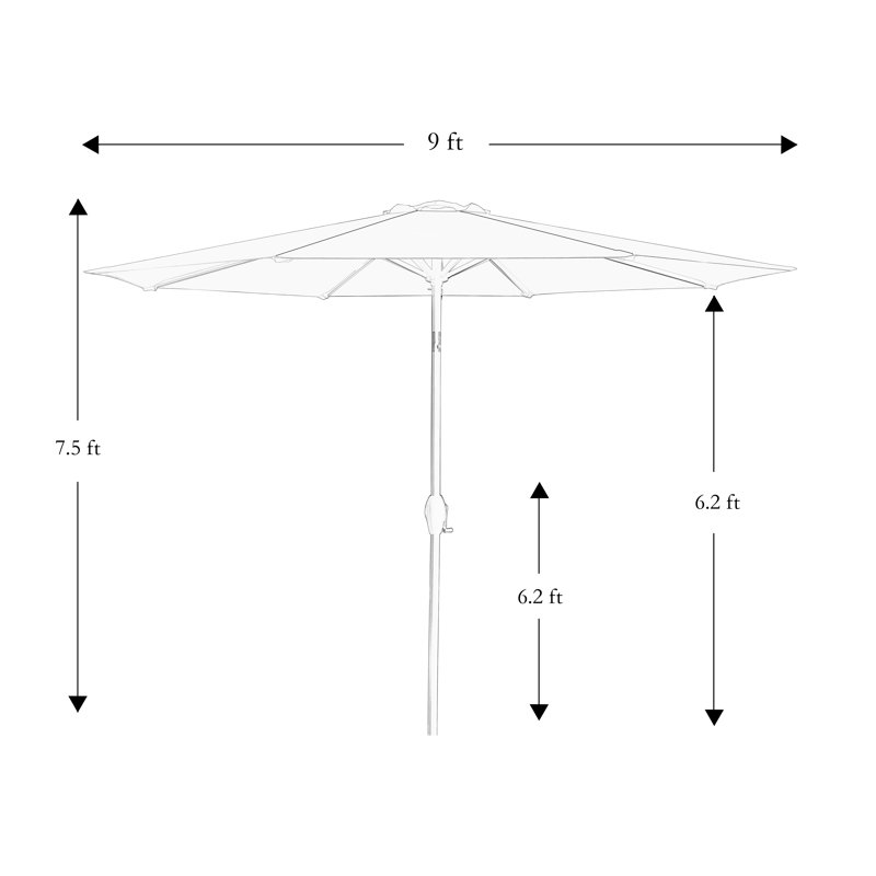 Parasol de marché 108 po Hajer
