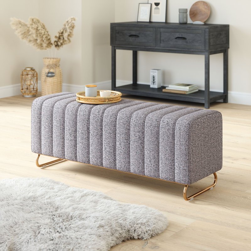 Banc rembourré en polyester Pender