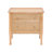 Barker Modern 2-Drawer Nightstand with Tray Top & Solid Wood Legs