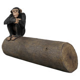 Monkey See Monkey Do Sculptural Bench