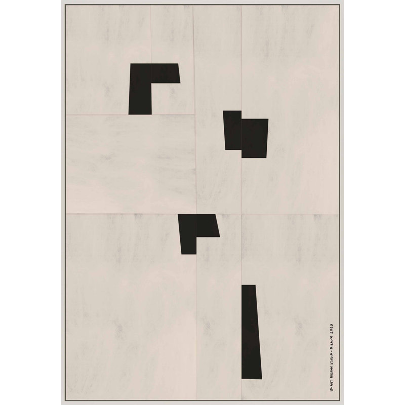 «Scattered 1» par Romina Gadler, impression sur, H 50 po x l 35 po, Toile avec encadrement blanc