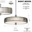 Luminaire suspendu tambour 1 lumière