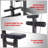Home Gym Lat Pulldown Machine – High & Low Pulley Cable System with Leg Support for Tricep & Back Workouts