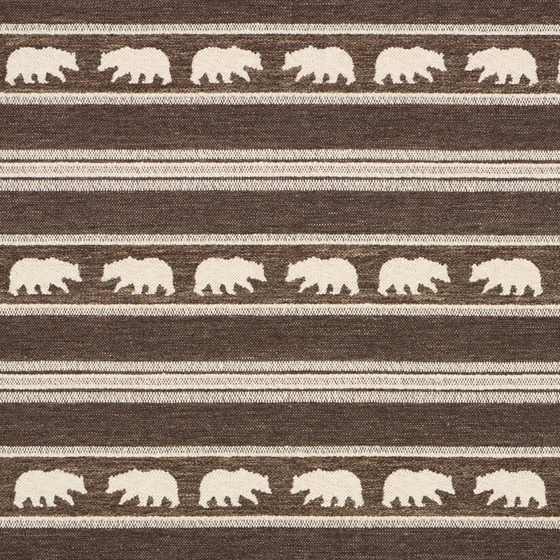 Koda Stripe Fabric, Brown
