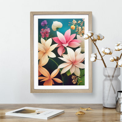 Exclusive Flowers - Single Picture Frame Print