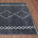 Tapis géométrique anthracite Adilena
