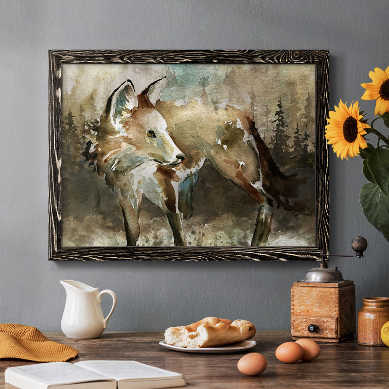 Lodge Twilight I, reproduction d'art sur toile, Noir, H 22 po x l 32 po