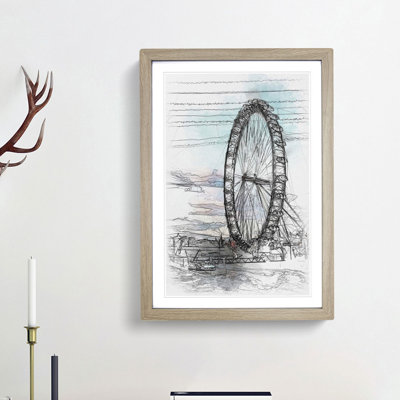The London Eye - Framed Print