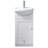 18'' White Modern Mini Single Bathroom Vanity Set-1902437966