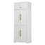 Grand garde-manger de style campagnard 78,2 po avec 8 tablettes de porte-125542882
