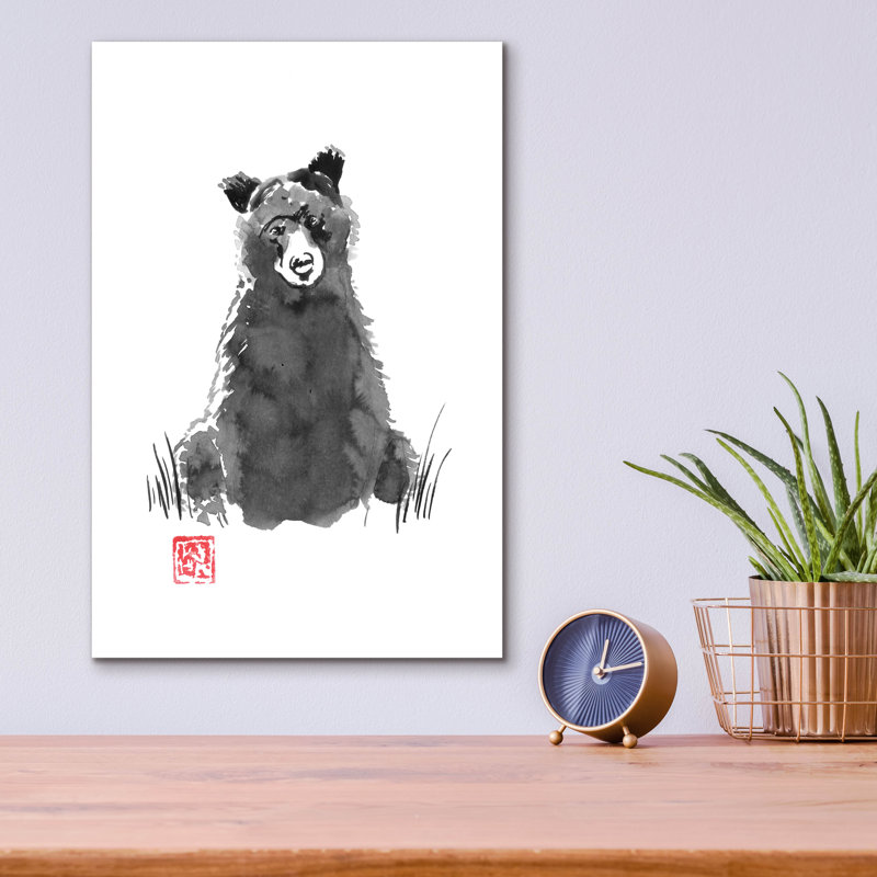 «Bear» par Pechane, H 16 po x l 12 po x P 0,13 po