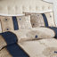 Ensemble d'édredon en jacquard pour grand lit 7 pièces avec coussins décoratifs