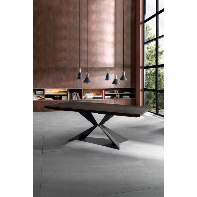 Daleny Oak Rectangular Wood Top Dining Table