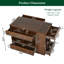Îlot de rangement avec 6 tiroirs-533044344