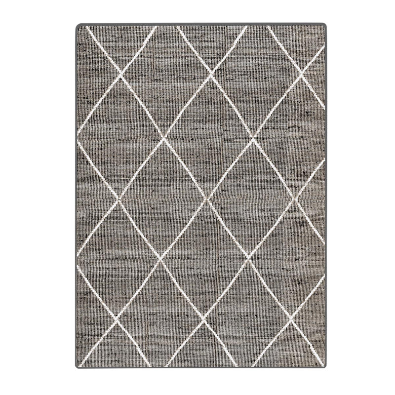 Stylish Area Rug, 5.2 x 7.5 Feet, 100% Polyester, 0.4-inch Pile Height | Antibacterial, Non-Slip Underside, Machine Washable | Perfect for Living Room, Bedroom, or Dining Area | Easy Care, Elegant Design