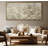 Framed Canvas Wall Art - Soft White Wildflower Field in Calm Neutral Palette - 16"x24", 24"x36"-1303758053-1303758057