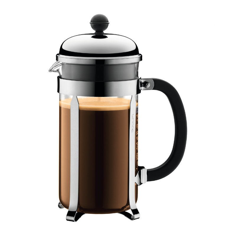 Cafetière Bodum Chambord, 17 oz, Chrome