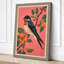 Bird on Branch Japandi - Wrapped Canvas-1602341633-1602341638