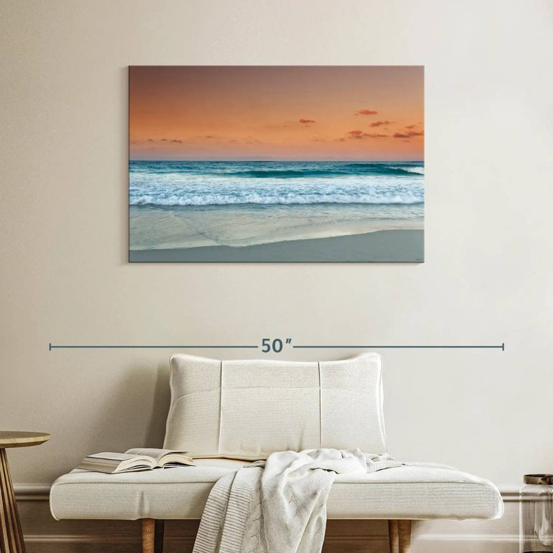 Gillard Bavaro Gillard coucher de soleil, H 26 po x l 39 po