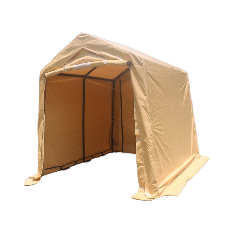 7X12ft Outdoor Portable Gazebo Storage Shelter Shed With 2 Roll Up Zipper Doors & Vents Carport