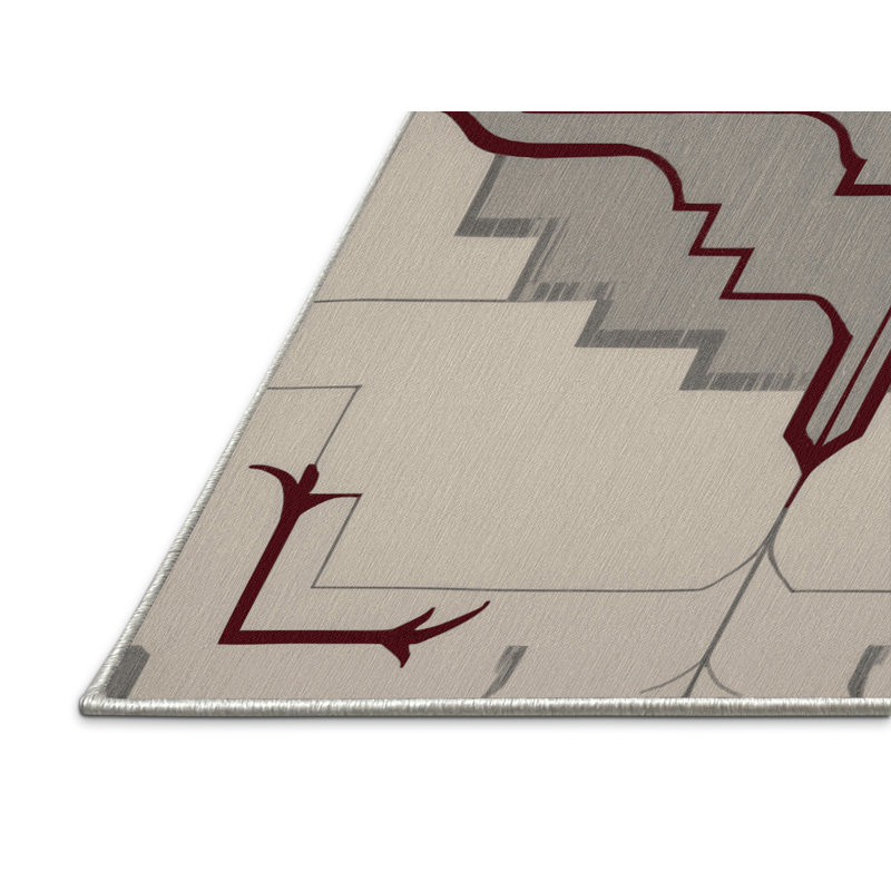 Layered Dimensions Rug, Round 8'