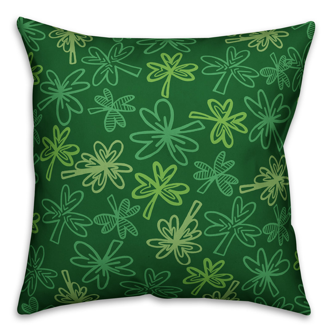 Shamrock Irish Blessing Throw Pillow Designs Direct Creative Group