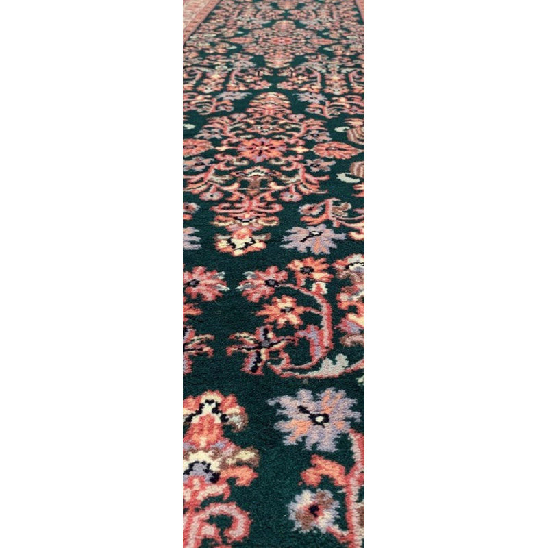 Wool Oriental Area Rug in Green
