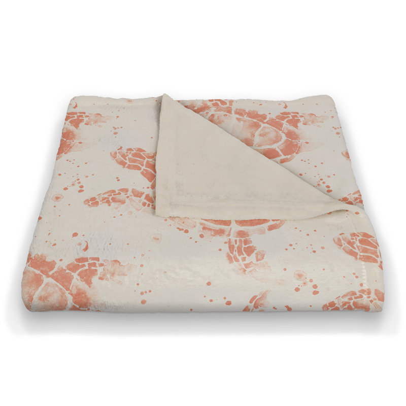 Hand Woven Throw Blanket, Orange