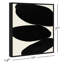«Beige and Black Abstract Modern» par Oliver Gal, reproduction sur toile flottante-68916687-68916688