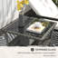 Ophion Square Metal Outdoor Coffee Table , 50cm cm W 50cm cm D