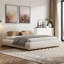 Lit tapissier blanc de luxe Boucle-1592169800