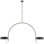 Thomas O'Brien Oso 72" Linear Arched Pendant