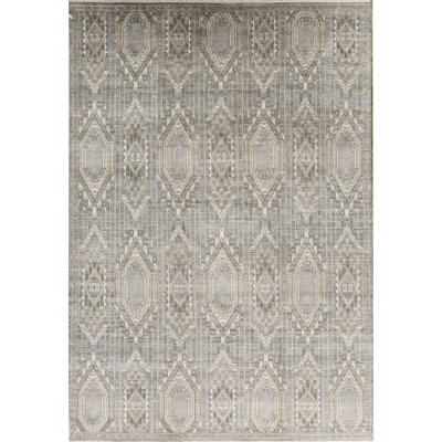 One-of-a-Kind 8'11" X 12'2" Area Rug in Blue/Ivory/Brown