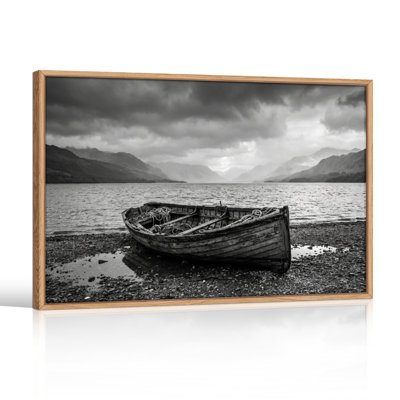 Bateau sur toile, reproduction d'art sur toile, ensemble de 1