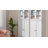 Tall Farmhouse Kitchen Pantry – Acrylic Glass Door, Guardrail Doors & Adjustable Shelves-1978750439