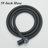 Black 10'' High Pressure Rainfall Shower Head Handheld Combo with Extension Arm-125202901