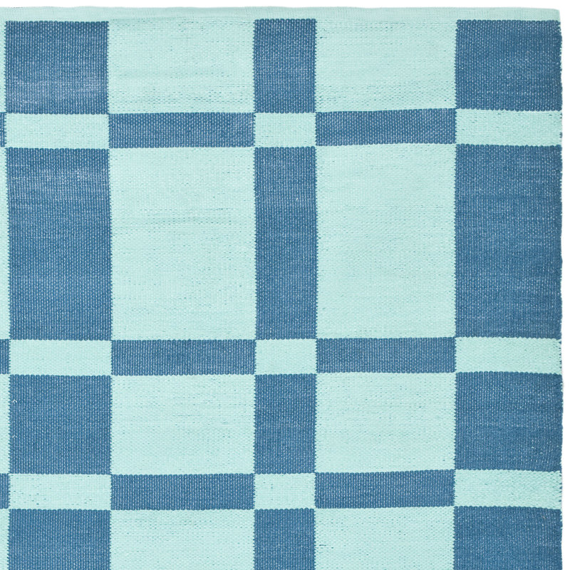 Duquette Rectangle Plaid Hand Woven Indoor / Outdoor Area Rug, Rectangle 152 x 244 cm